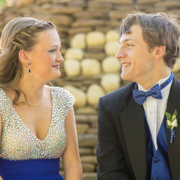 ROYAL BLUE PROM DRESS - Picture 5 of 5